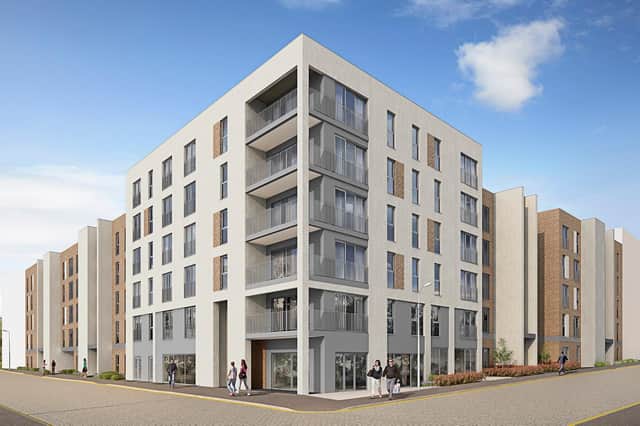 A Scottish housebuilder is transforming a former Edinburgh industrial site into 77 new homes.