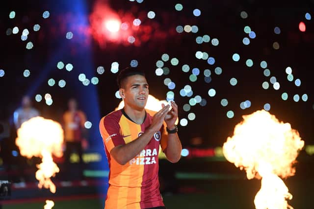 Galatasaray signed veteran Colombian striker Radamel Falcao from AS Monaco last year. ( OZAN KOSE/AFP via Getty Images)