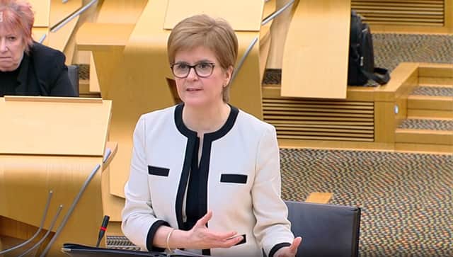 Nicola Sturgeon came under pressure about a breach of the ministerial code.