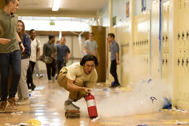 It's graduation day in the high-school comedy Booksmart and the kids go wild (Picture: F Duhamel/Annapurna/MGM/Kobal/Shutterstock)
