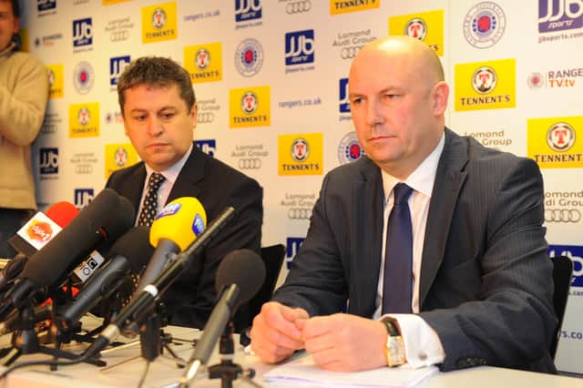 David Whitehouse and Paul Clark pictured in May 2012