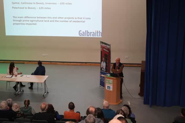 The public meeting was well attended.