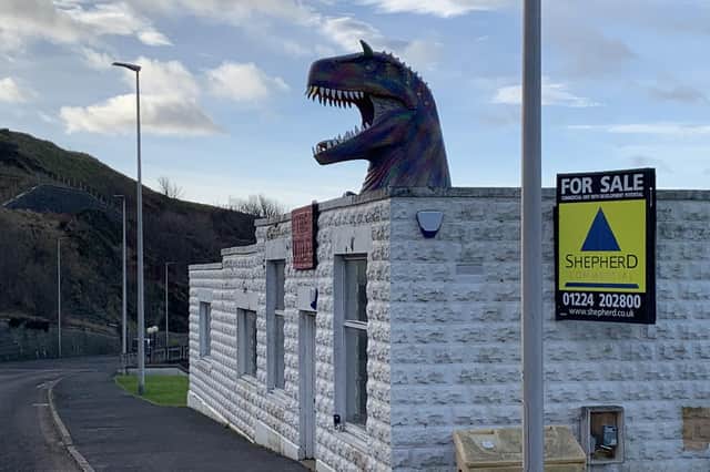 Among the lots for sale is an unusual retail unit within the seaside village of Cullen, Banffshire.