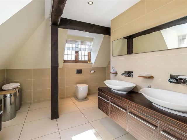 This five bed home in Hook Park Road, Warsash is on the market for £2.85m. It is listed on Zoopla by Charters