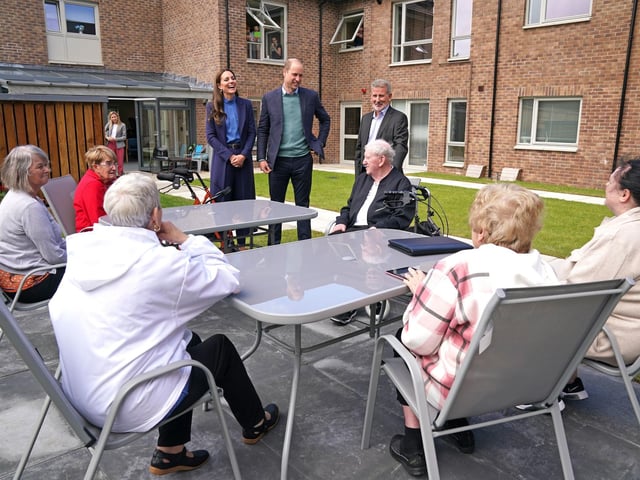 The Duke and Duchess meet residents in Glasgow