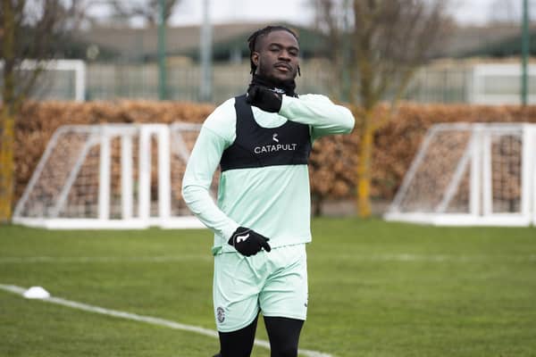 Hibs' Elie Youan is suspended for the visit of Motherwell.