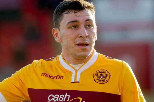 Nathan Thomas is back in Scotland, five years after turning out for Motherwell under-20s against Hamilton (above).