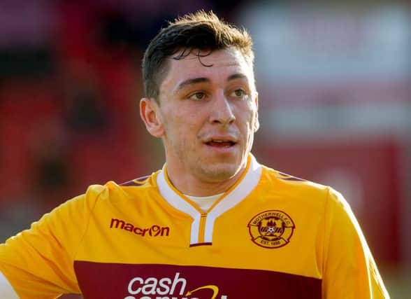 Nathan Thomas is back in Scotland, five years after turning out for Motherwell under-20s against Hamilton (above).