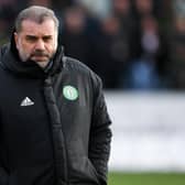 Celtic manager Ange Postecoglou says it is 'irrelevant' what other teams do with his team at the top of the league . (Photo by Ross MacDonald / SNS Group)