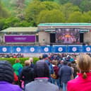 The Ross Bandstand arena in Princes Street Gardens was opened to the public to show TV coverage of the Coronation of King Charles last year. Picture: Scott Louden