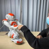 A Nao robot, a humanoid robot about 60cm tall. Picture: Cambridge University/PA Wire