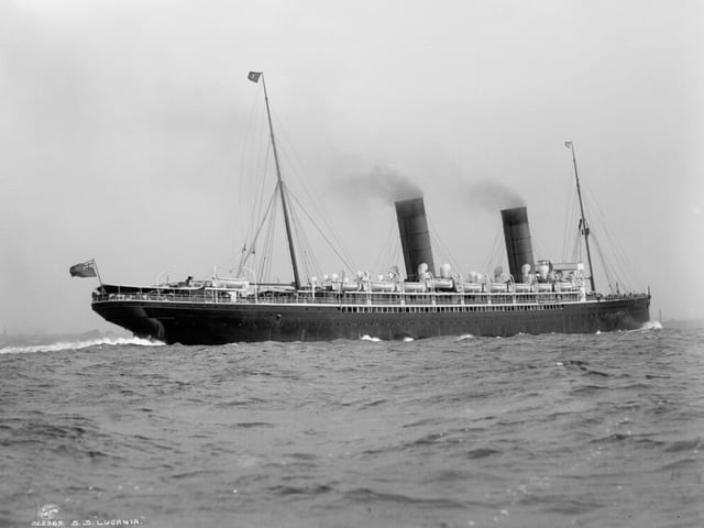 In an era before air travel there was huge public interest in ships capable of reaching far-flung destinations at increasing speeds. The most prestigious route in British maritime trade was the Atlantic crossing to the US. Shipping companies promoted themselves on the speed and ease in which they could reach New York. The fastest passenger liner was awarded the Blue Riband, an unofficial accolade borrowed from horse racing. RMS Lucania, built at the Fairfields yard in Govan and launched in 1893, won the title on just her second ever voyage. At the time, Lucania and her sister ship Campania had the largest triple expansion engines ever fitted to Cunard liners.
