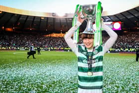 Kyogo Furuhashi was the match winner for Celtic in the League Cup final. (Photo by Alan Harvey / SNS Group)