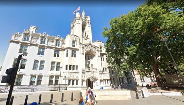 The Supreme Court normally sits in the Middlesex Guildhall in Westminster.