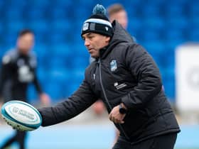 Franco Smith during a Glasgow Warriors training session at Scotstoun. (Photo by Ross MacDonald / SNS Group)