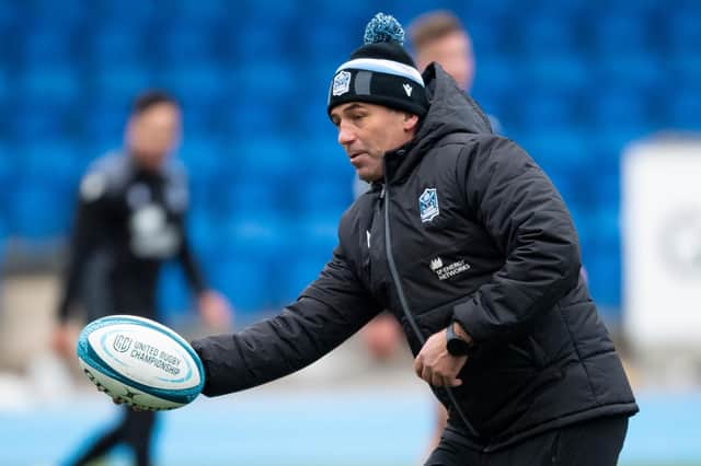 Franco Smith during a Glasgow Warriors training session at Scotstoun. (Photo by Ross MacDonald / SNS Group)
