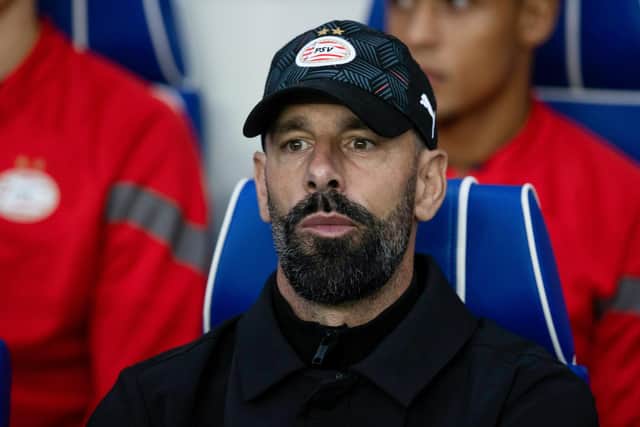 PSV manager Ruud van Nistelrooy is glad Alfredo Morelos is not in the Rangers squad.