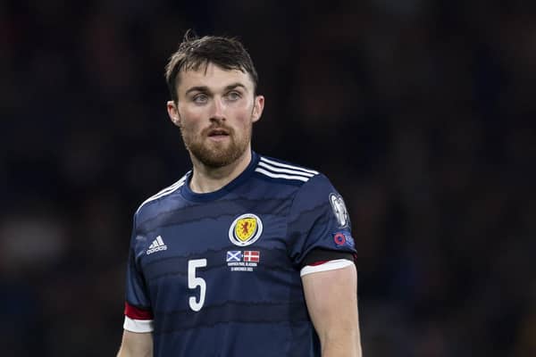 Rangers defender John Souttar did not travel to Scotland's training camp in Spain and is a major doubt for the matches against Norway and Georgia. (Photo by Craig Foy / SNS Group)