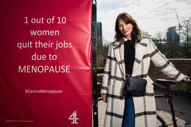 TV personality Davina McCall told her menopause story in her candid Channel 4 documentary Sex, Mind and the Menopause