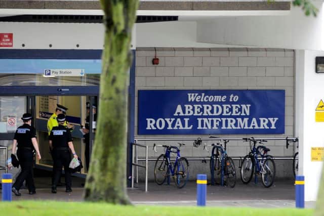 Police in Aberdeen will ramp up the number of patrols they conduct as the city locks down later today, amid a surging number of cases in the region. (Photo by Andy Buchanan / AFP) (Photo by ANDY BUCHANAN/AFP via Getty Images)