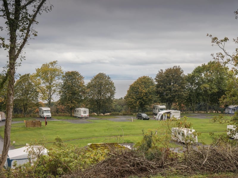The Culzean Castle Camping and Caravanning Club Site is in the grounds of the fairytale Ayrshire castle and enjoys spectacular views across the sea to the Isle of Arran, where spectacular sunsets often offer a colourful end to the day.
