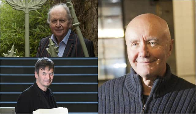 Irvine Welsh, Ian Rankin and Alexander McCall Smith have joined forces to fight poverty in Scotland’s capital.