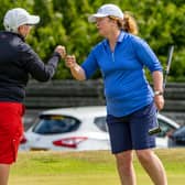 East Renfrewshire’s Gillian Kyle needed just 26 holes to beat Harburn’s Jennifer Bryans 5&4. Picture: Scottish Golf