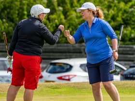 East Renfrewshire’s Gillian Kyle needed just 26 holes to beat Harburn’s Jennifer Bryans 5&4. Picture: Scottish Golf