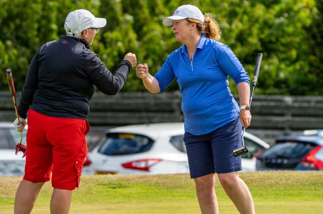 East Renfrewshire’s Gillian Kyle needed just 26 holes to beat Harburn’s Jennifer Bryans 5&4. Picture: Scottish Golf