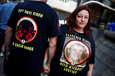 A bombshell report published on May 20, 2024 revealed more than 30,000 people were infected with viruses such as HIV and hepatitis after being given contaminated blood in Britain between the 1970s and 1990s (Picture: Benjamin Cremel / AFP / Getty)