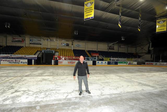 Billy Hanafin on centre ice at Fife Ice Arena (Pic: Fife Photo Agency)