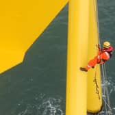 Rigmar used a team of specialist personnel on the offshore wind farm project.