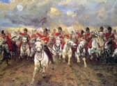"Scotland Forever!", the 1881 painting by Lady Butler which depicts the start of the cavalry charge of the Royal Scots Greys at the Battle of Waterloo in 1815 . The launch of the indyref2 paper was not quite as stirring, writes John McLellan. PIC: CC.