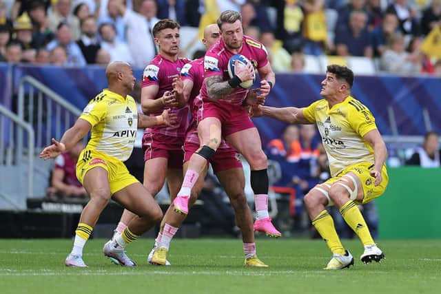 Scotland full-back Stuart Hogg played his last European match ahead of retirement later this year.