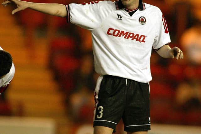 John Potter in action for Cylde in 2002.