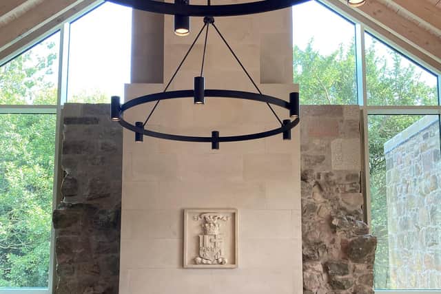 Inside the restored Great Hall. PIC: Rosslyn Chapel Trust.