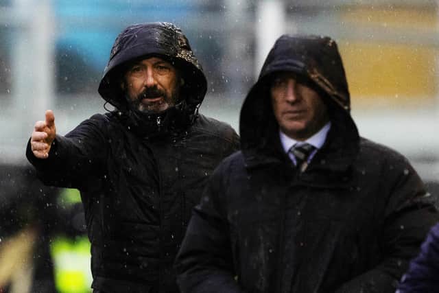 No manager on the Scottish scene can now match Derek McInnes' record against Brendan Rodgers, who has serious challenges ahead after the manner his Celtic side crumbled at Rugby Park. (Photo by Craig Williamson / SNS Group)