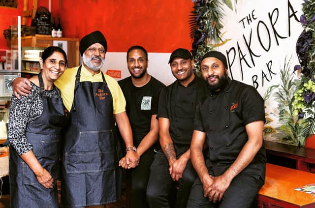 The Singh family in The Pakora Bar