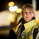Sarah Lancashire as Sgt Cath Cawood in the final season of Happy Valley