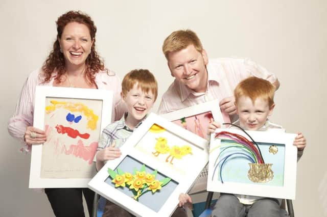 Gilchrist family with Articulate Gallery frames