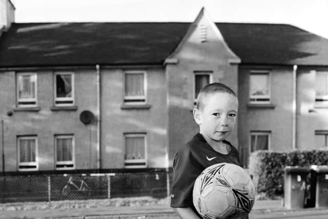 Photographer Toby Binder documented Scotland's relationship with football and found much material in the streets of Edinburgh and Glasgow.
