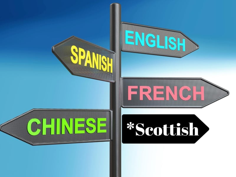 Foreigners who have immigrated to Scotland have commented that they, for example, no longer refer to a smell as "stinky" but "reekin" or to something not as "disgusting" but "rank" - welcome to Scotland!