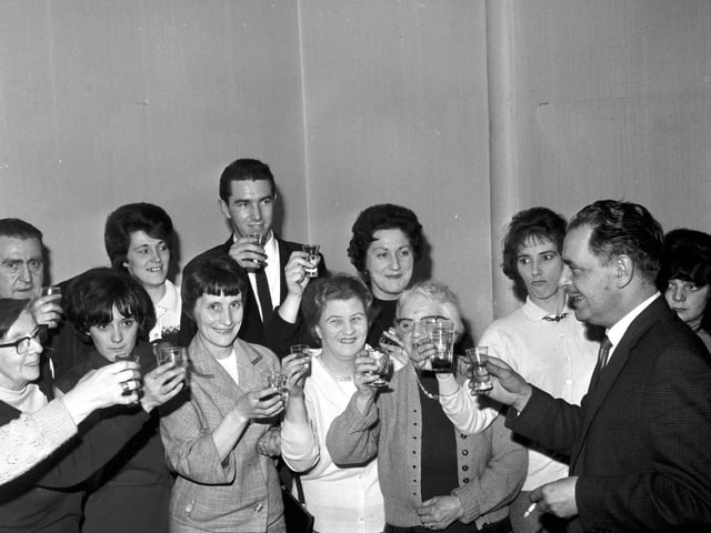 The closing down party of Edinburgh's Poole's Synod Hall Cinema in 1965.