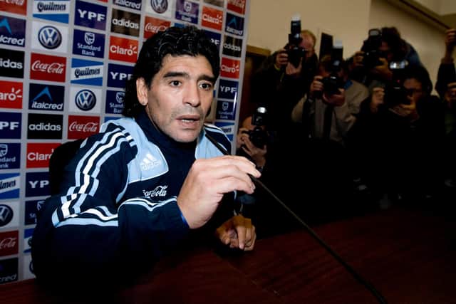 Diego Maradona in 2008. Picture: SNS