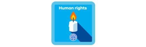 GirlGuiding Scotland Human Rights badge