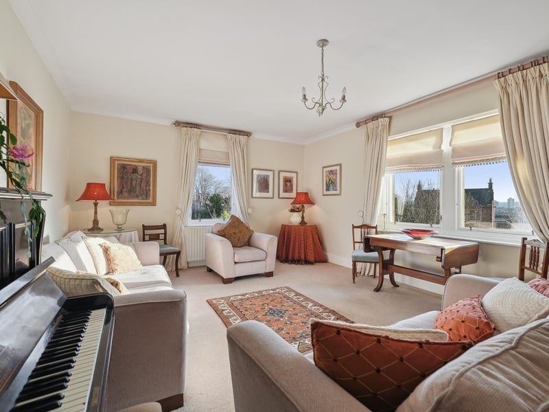 Exterior: There is private parking and the property is surrounded by substantial grounds.Contact: Corum Property