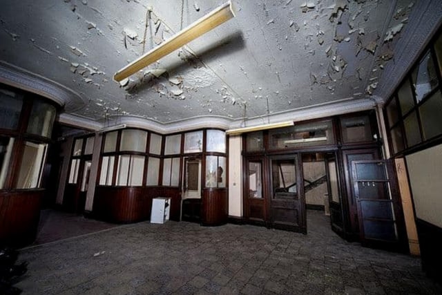 While the drydock that used to accompany the offices was filled in during the 1960s, the Art Deco Meadowfield Shipyard Offices remain. David Tod and John McGregor, proclaiming themselves the “fathers of iron shipbuilding on the Clyde,” set up shop at Meadowfield, where the River Kelvin joins the Clyde. Tod and McGregor built one of the first drydocks in Scotland, and also a slip dock for repairs. David and William Henderson, who owned engineering works in Finnieston, bought the yard from Mr Tod Jr in 1873 after the deaths of the original founders, before selling to Harland & Wolff in 1917. The depression between the two World Wars pushed it into closure in 1935. The offices, once occupied by several other companies, now lie empty.