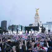 The Platinum Party at the Palace  in front of Buckingham Palace
