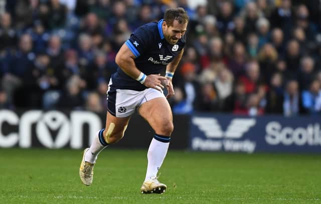 Fraser Brown impressed in the autumn against New Zealand and Argentina. (Photo by Ross MacDonald / SNS Group)