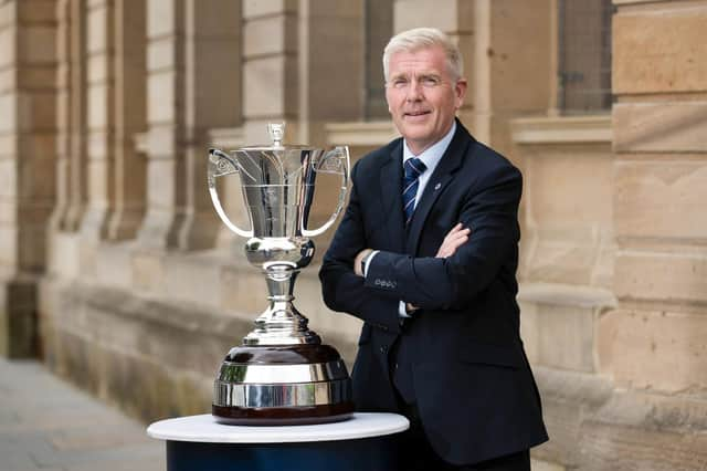 Rangers Women's manager Malky Thomson is hoping to land the Scottish Cup.